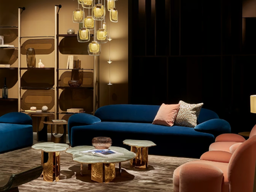 AMA - 3 seater cotton sofa by Paolo Castelli - view 2